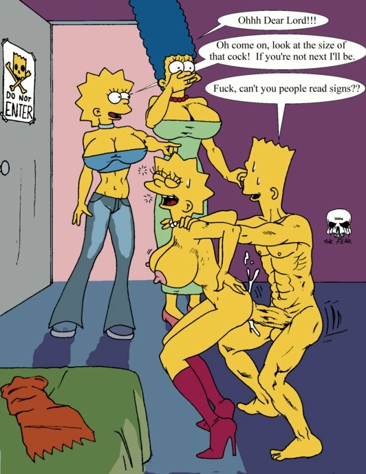 Pic237094 Bart Simpson Lisa Simpson Maggie Simpson Marge Simpson The Fear The