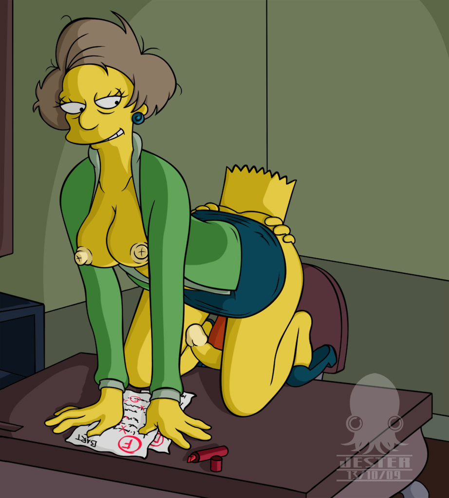 Pic365566 Bart Simpson Edna Krabappel Jester The Simpsons Simpsons Porn