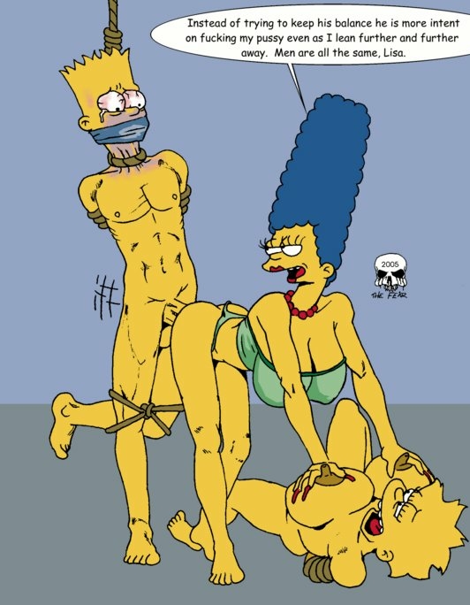 Pic169662 Bart Simpson Lisa Simpson Marge Simpson The Fear The Simpsons Simpsons Porn