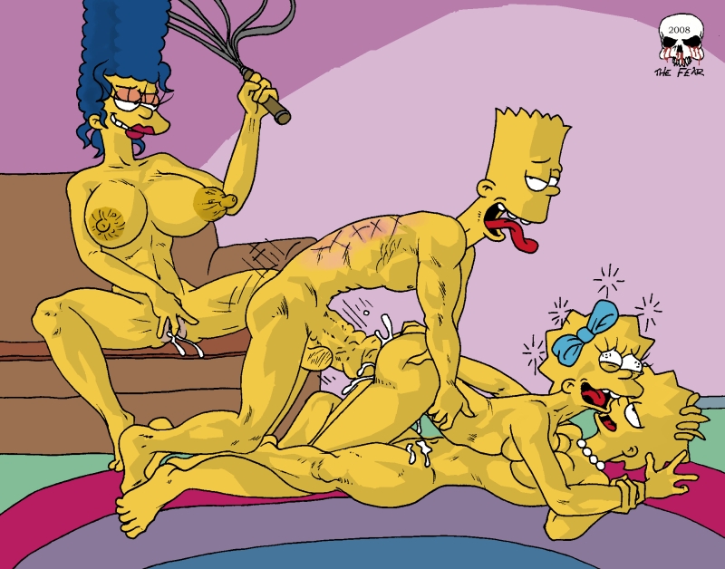 Pic134843 Bart Simpson Lisa Simpson Maggie Simpson Marge Simpson The Fear The