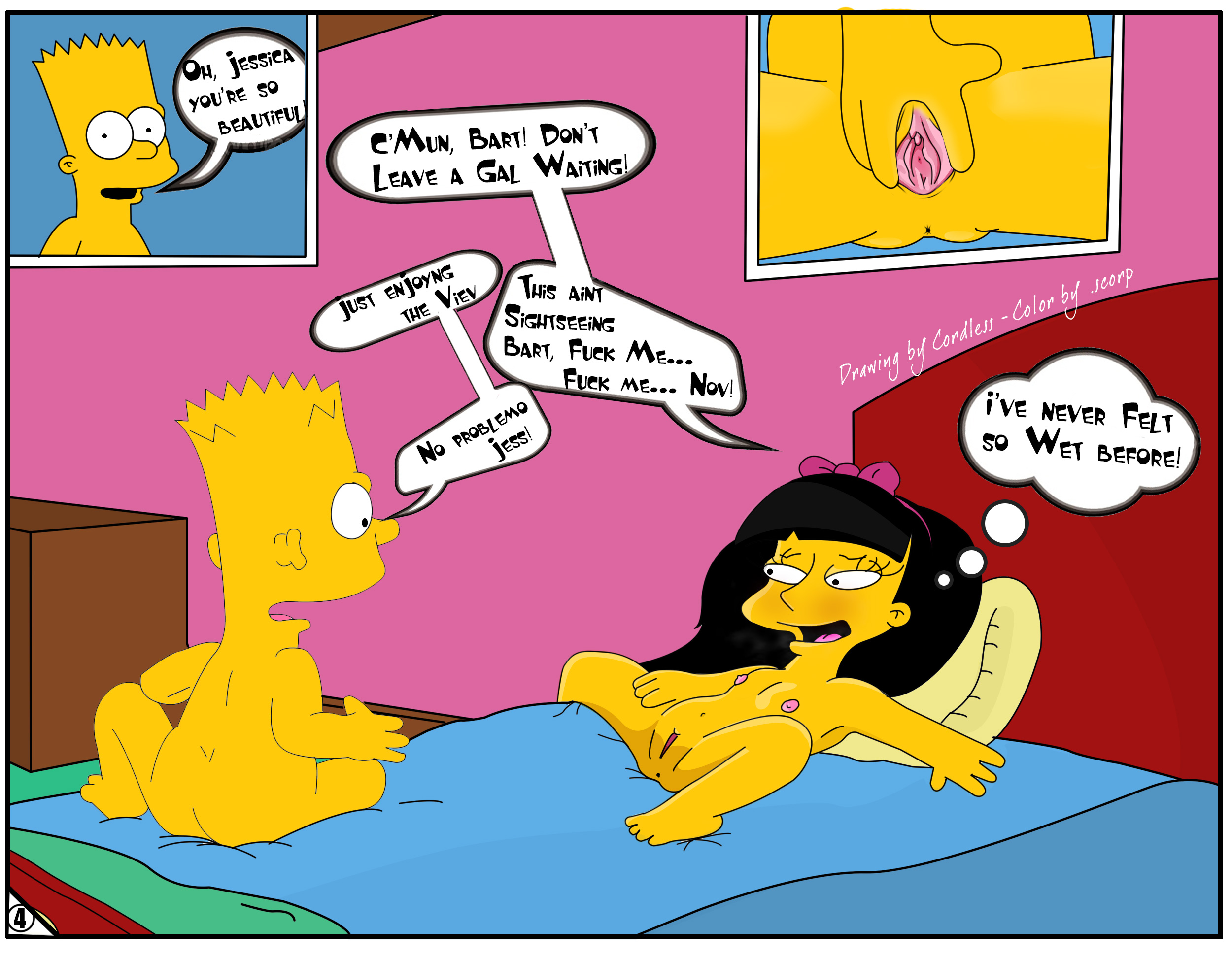 Parodia Porno De Los Simpson Con Lisa Jessica Bart Ver Comics