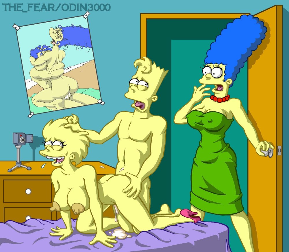 Pic755749 Bart Simpson Lisa Simpson Marge Simpson The Fear The Simpsons Odin3000