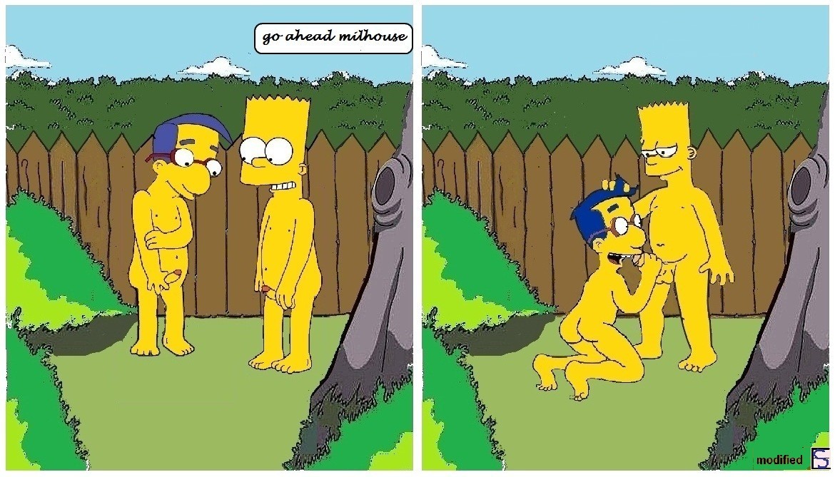 Геи Симпсоны Секс Барт