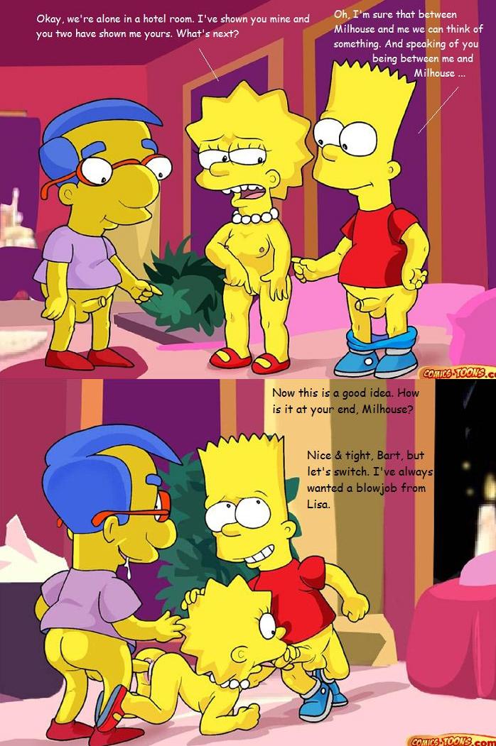 Pic660437 Bart Simpson Lisa Simpson Milhouse Van Houten The Simpsons Comic Comics
