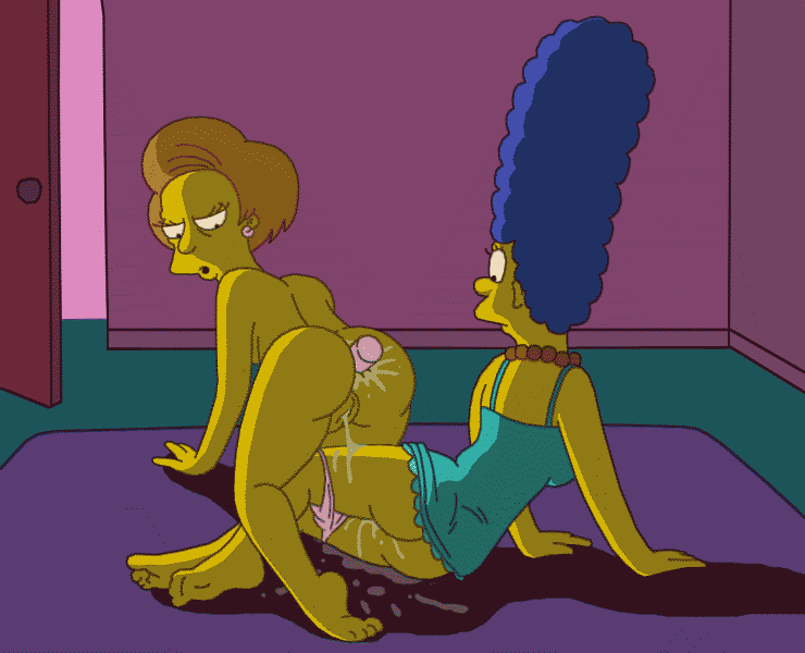 Pic514632 Edna Krabappel Marge Simpson The Simpsons Simpsons Porn