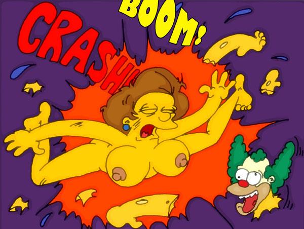 Pic499036 Edna Krabappel Krusty The Clown Modern Toons The Simpsons Simpsons Porn