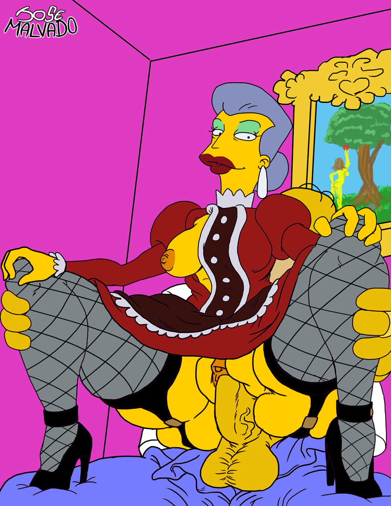 Pic1241403 Homer Simpson Josemalvado Madame Belle The Simpsons Simpsons Porn