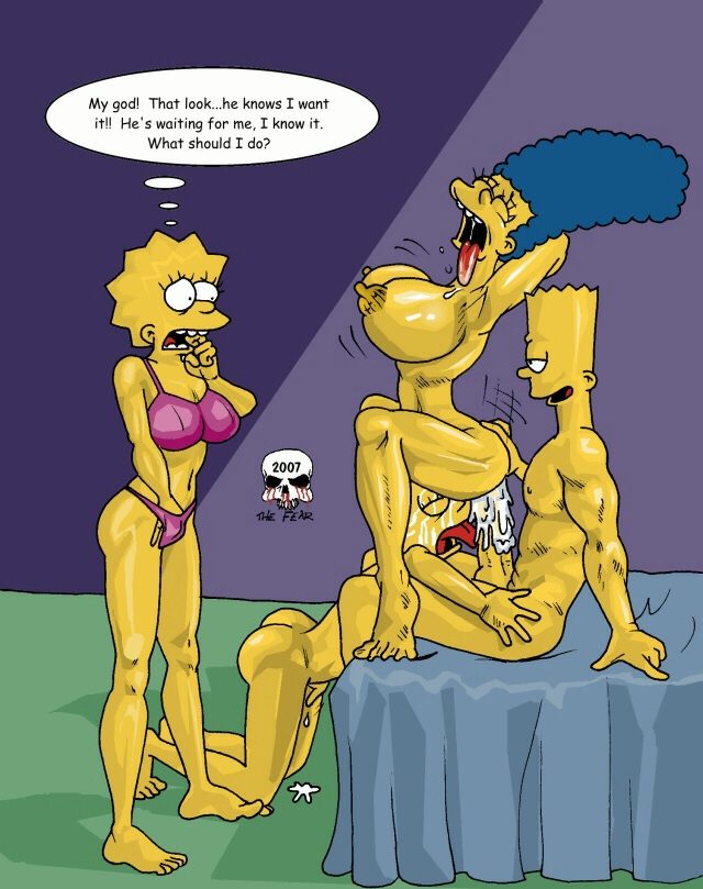 Pic244817 Bart Simpson Lisa Simpson Maggie Simpson Marge Simpson The Fear The