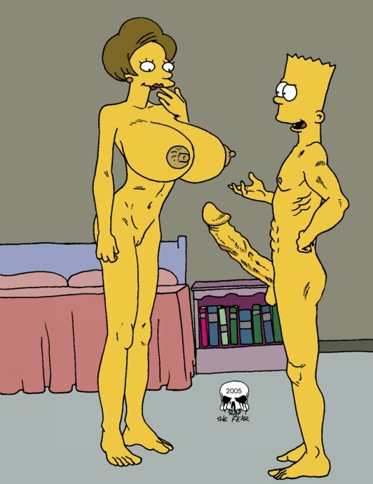 Pic242144 Bart Simpson Edna Krabappel The Fear The Simpsons Simpsons Porn