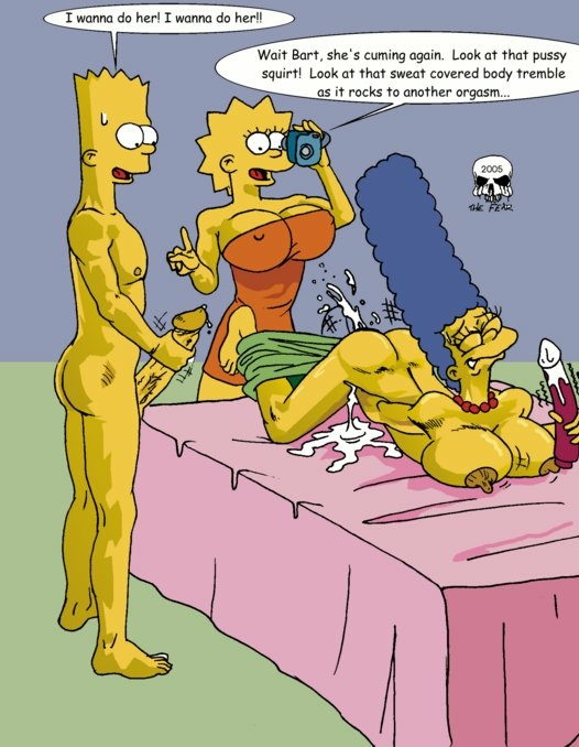 Pic242060 Bart Simpson Lisa Simpson Marge Simpson The Fear The Simpsons Simpsons Porn