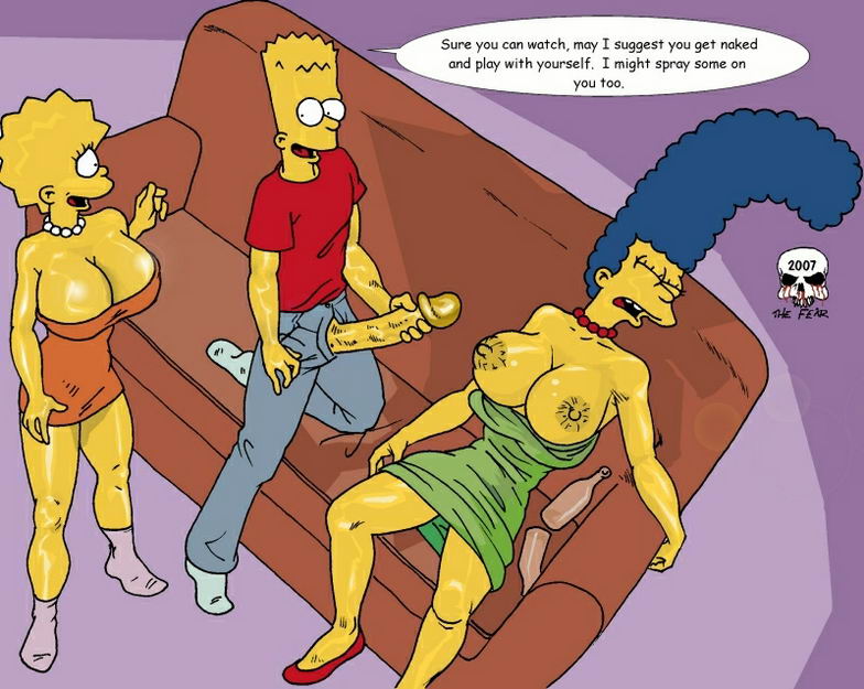 Pic199815 Bart Simpson Lisa Simpson Marge Simpson The Fear The Simpsons Simpsons Porn
