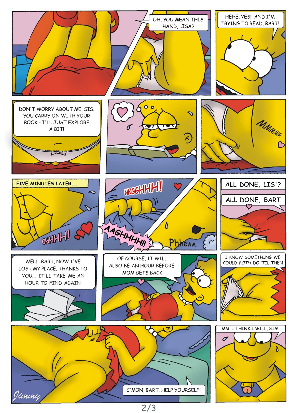 Pic80297 Bart Simpson Jimmy Lisa Simpson The Simpsons Comic Simpsons Porn