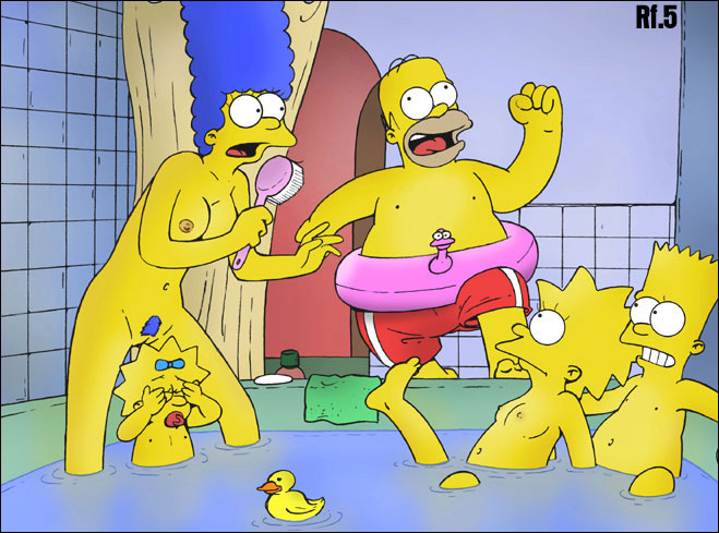 pic32171: Bart Simpson â€“ Homer Simpson â€“ Lisa Simpson â€“ Maggie Simpson â€“ Marge  Simpson â€“ Restless Foe â€“ The Simpsons - Simpsons Adult Comics
