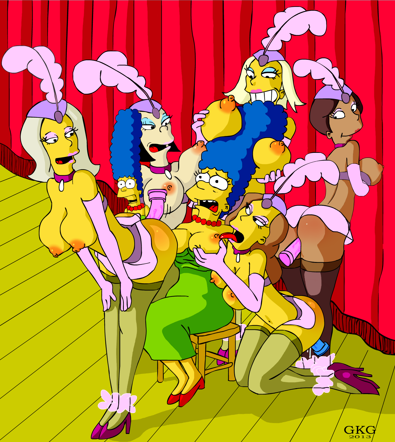 #pic1132298: GKG - Marge Simpson - The Simpsons - Twiggy.