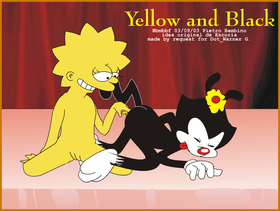 pic1128966: Animaniacs â€“ Dot Warner â€“ Lisa Simpson â€“ Pietro Bambino â€“ The  Simpsons â€“ animated â€“ bbmbbf â€“ crossover - Simpsons Adult Comics