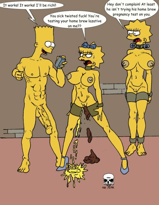 pic173384: Bart Simpson â€“ Lisa Simpson â€“ Maggie Simpson â€“ The Fear â€“ The  Simpsons - Simpsons Adult Comics