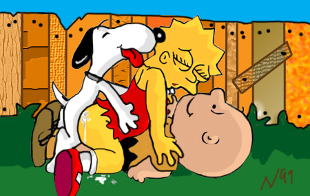 Snoopy Porn - pic373504: Charlie Brown â €" Lisa Simpson â €" Pea...