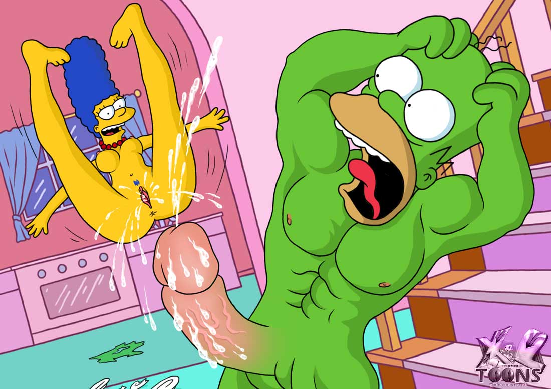 pic894001: Homer Simpson â€“ Hulk â€“ Marge Simpson â€“ The Simpsons â€“ xl-toons - Simpsons  Adult Comics