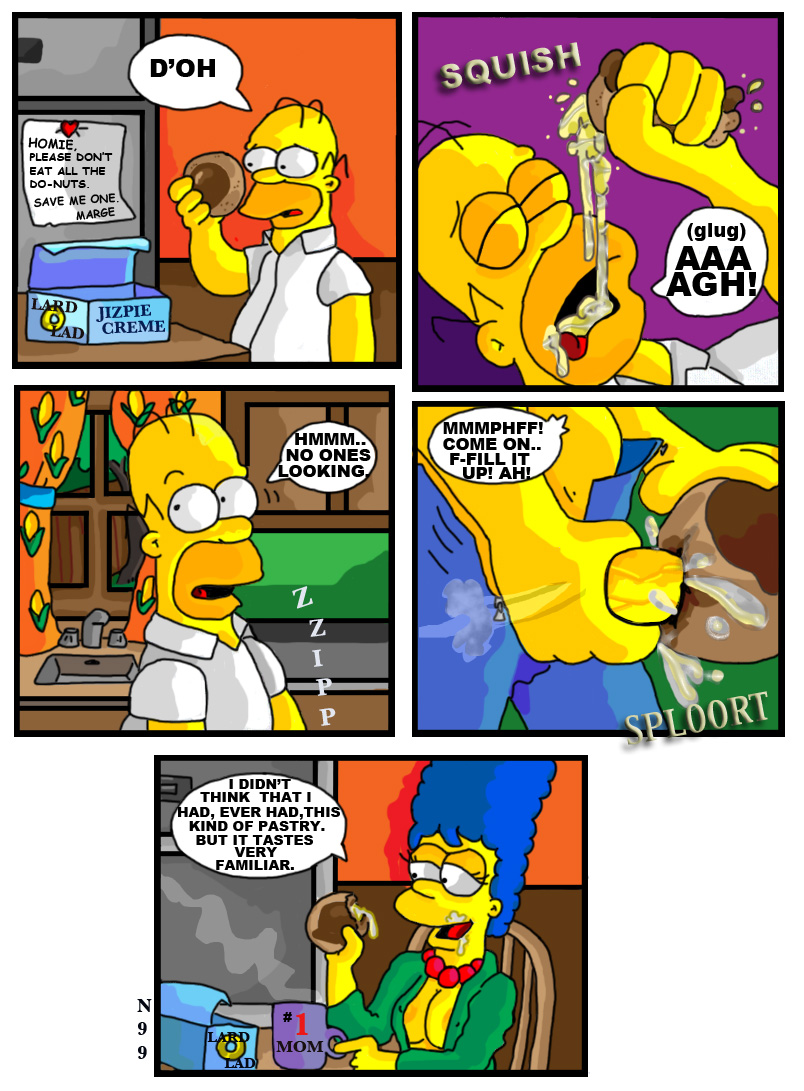 Marge Simpson Nude Comic