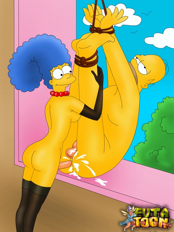 #pic996650: Homer Simpson - Marge Simpson - The Simpsons - futa-toon.