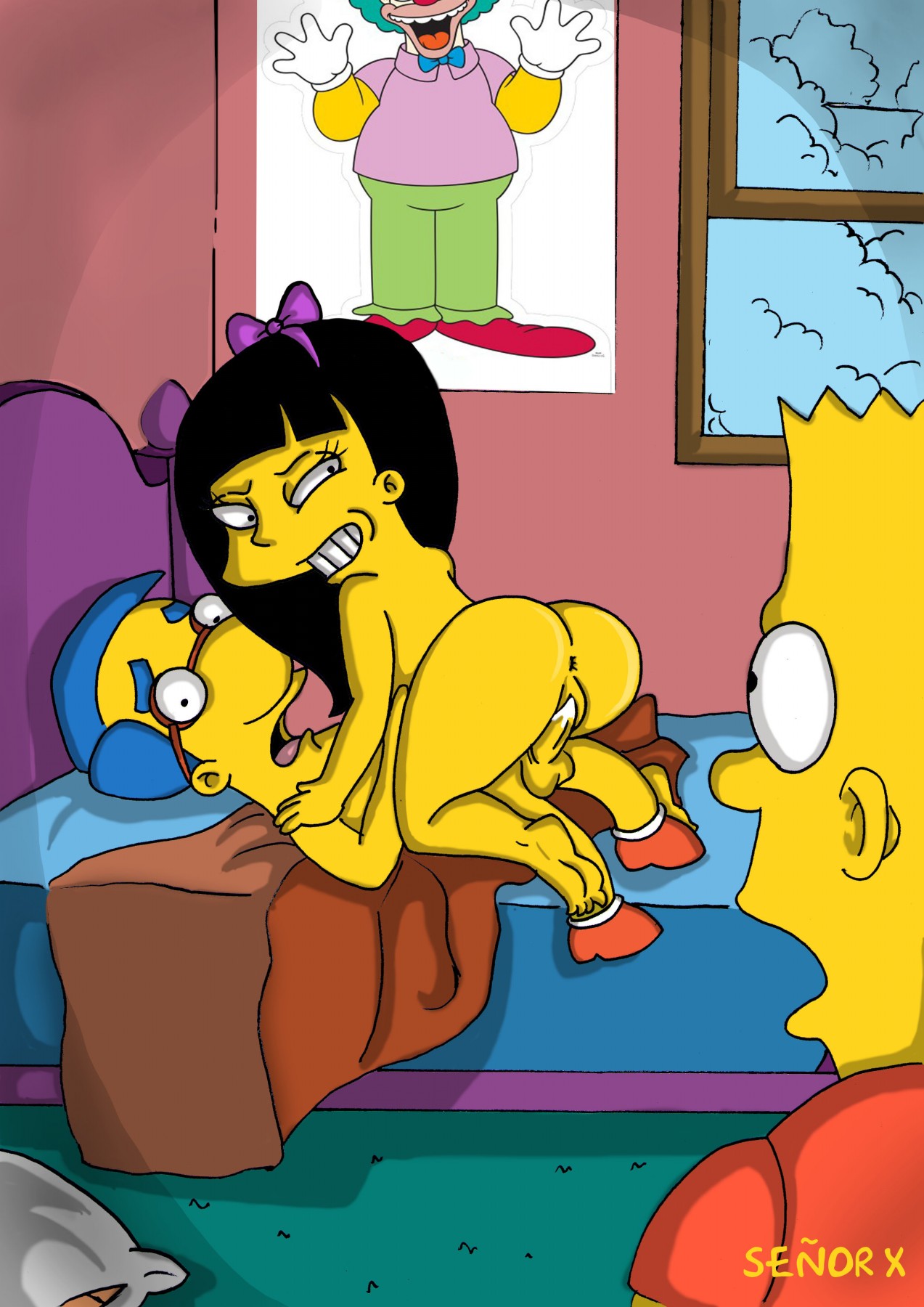 #pic995341: Bart Simpson - Jessica Lovejoy - Milhouse Van Houten - The Simp...