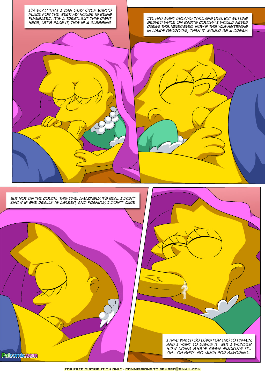 Καρτούν πορνό Lisa και Bart