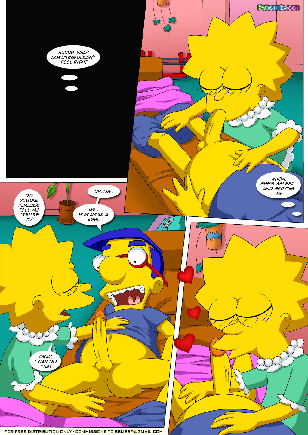 pic938922: Lisa Simpson – Milhouse Van Houten – PalComix – The Simpsons –  comic - Simpsons Porn Comics