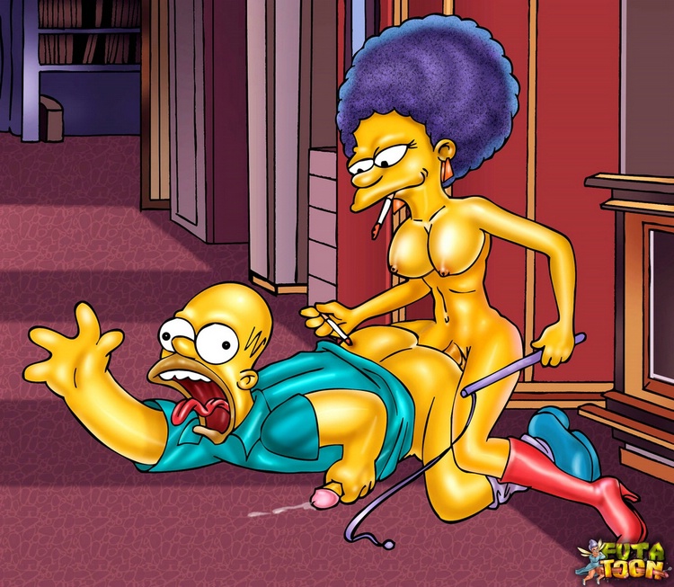 #pic544402: Homer Simpson - Patty Bouvier - The Simpsons - futa-toon.