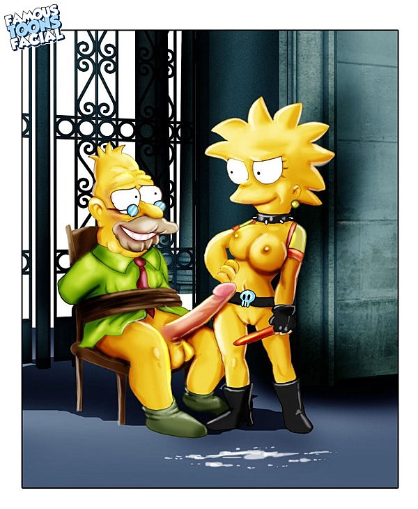 Famous Toon Facial Gallery - pic518221: Abraham Simpson â€“ Lisa Simpson â€“ The Simpsons â€“ famous-toons- facial - Simpsons Adult Comics