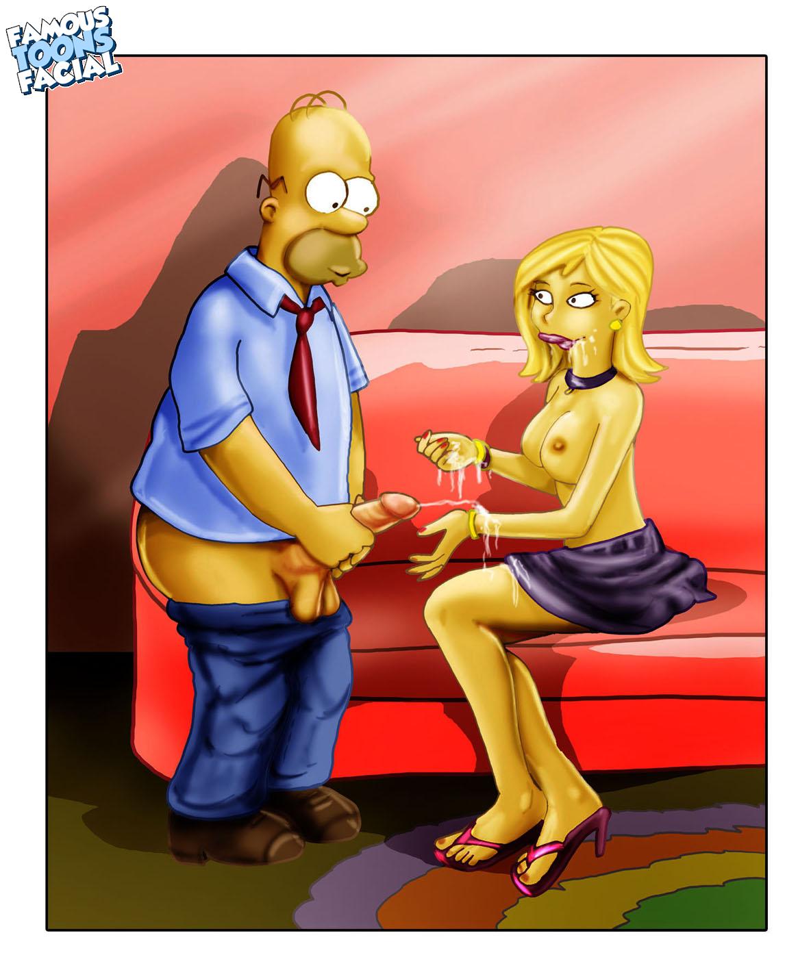 simpsons famous toons nude