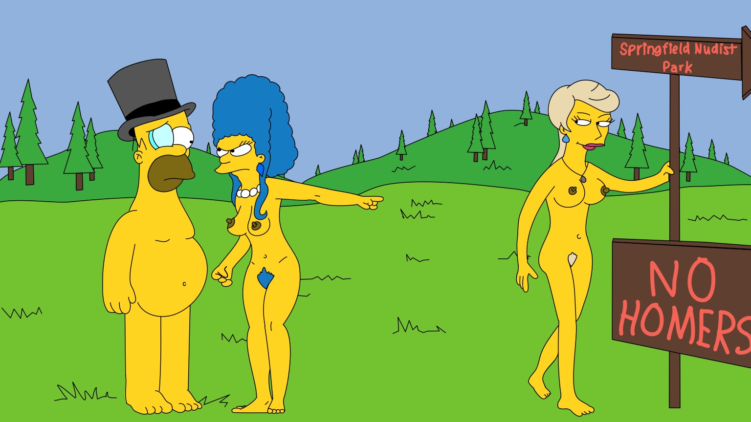 Simpsons Adult Comics.