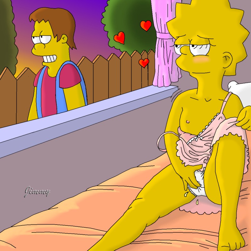 #pic273989: Jimmy - Lisa Simpson - Nelson Muntz - The Simpsons.