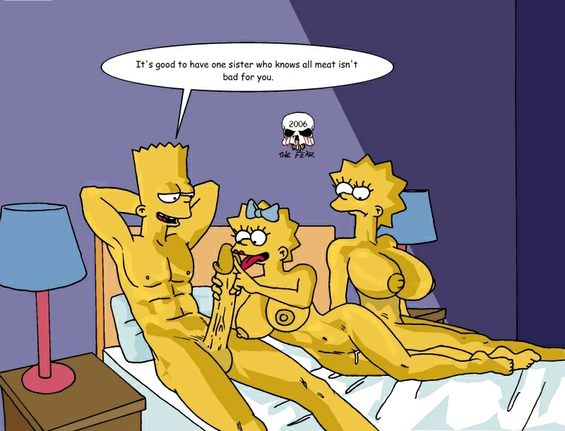 #pic243600: Bart Simpson - Lisa Simpson - Maggie Simpson - The Fear - The S...