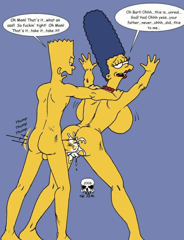 Marge And Bart Simpson Porn Cartoon Simpsons Marge Pics