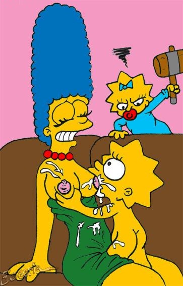 #pic652919: Escoria - Lisa Simpson - Maggie Simpson - Marge 