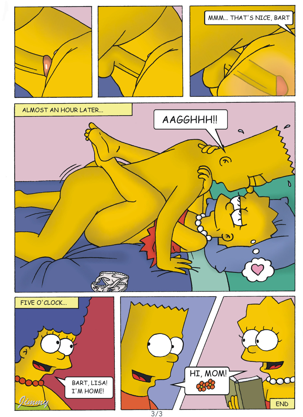 #pic80298: Bart Simpson - Jimmy - Lisa Simpson - The Simpsons - comic.