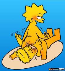 #pic80209: Bart Simpson – Lisa Simpson – The Simpsons – battle angel