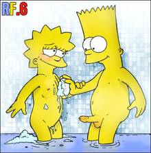 #pic32153: Bart Simpson – Lisa Simpson – Restless Foe – The Simpsons