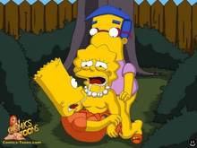 #pic143623: Bart Simpson – Lisa Simpson – Milhouse Van Houten – The Simpsons