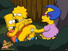 #pic143622: Bart Simpson – Lisa Simpson – Milhouse Van Houten – The Simpsons