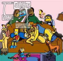 #pic303297: Bart Simpson – Herman – Julius Hibbert – Maggie Simpson – Marge Simpson – Moe Szyslak – Ned Flanders – Santa’s Little Helper – Snake Jailbird – The Simpsons – blargsnarf