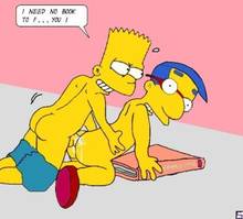 #pic357435: Bart Simpson – Milhouse Van Houten – The Simpsons