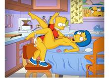 #pic1357078: Bart Simpson – Guido L – Luann Van Houten – Milhouse Van Houten – The Simpsons – animated