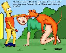 #pic285262: Bart Simpson – Family Guy – Lois Griffin – Santa’s Little Helper – Slipway – The Simpsons