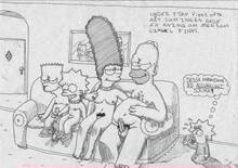 #pic350446: Escoria – Marge Simpson – Ned Flanders – Santa’s Little Helper – The Simpsons