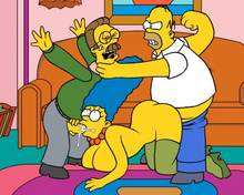 #pic715330: Homer Simpson – Marge Simpson – Ned Flanders – The Simpsons