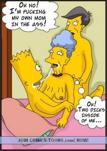 #pic86429: Agnes Skinner – Bart Simpson – Seymour Skinner – The Simpsons