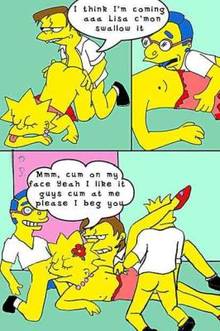 #pic97971: Bart Simpson – Lisa Simpson – Milhouse Van Houten – Nelson Muntz – The Simpsons