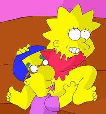#pic97966: Lisa Simpson – Milhouse Van Houten – The Simpsons