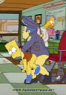 #pic90545: Bart Simpson – Chief Wiggum – The Simpsons